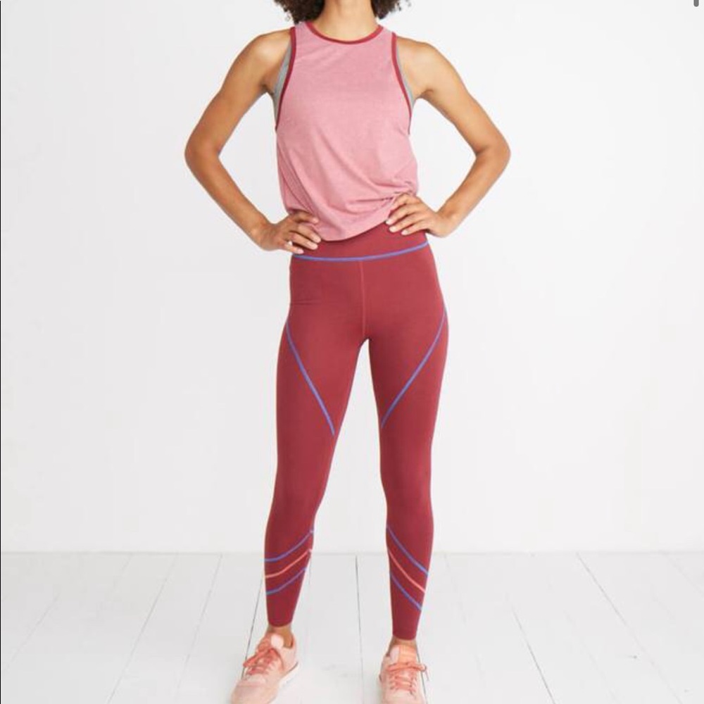 NWOT Marine Layer Mia Leggings in Rosewood